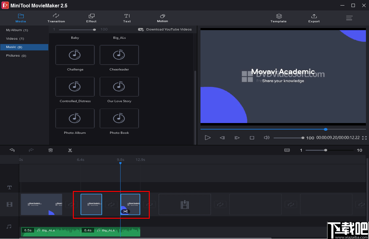 MiniTool MovieMaker(视频编辑器)