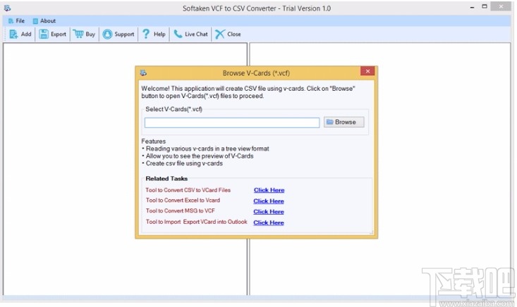 Softaken VCF to CSV Converter(VCF转CSV转换器)