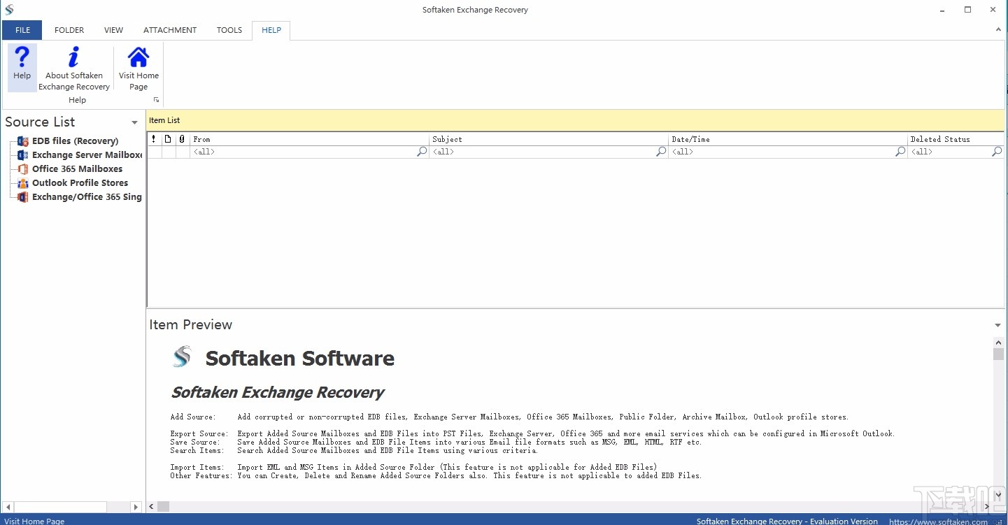 Softaken Exchange Recovery(Exchange邮件迁移工具)