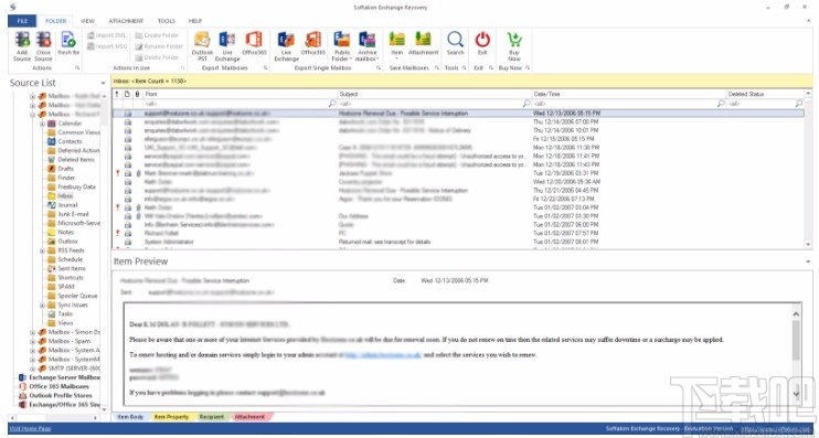 Softaken Exchange Recovery(Exchange邮件迁移工具)