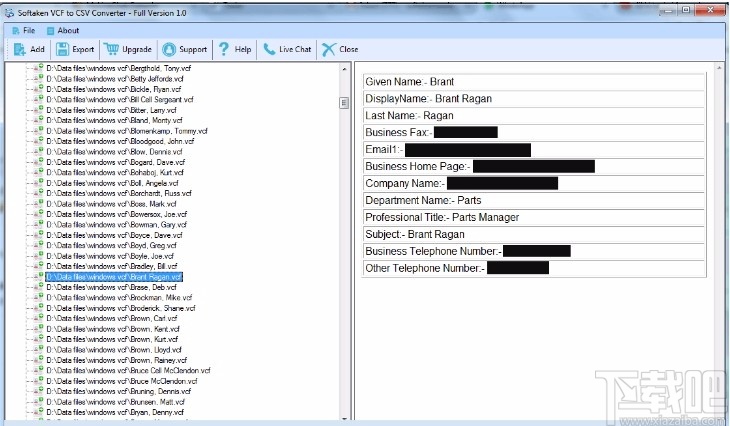 Softaken VCF to CSV Converter(VCF转CSV转换器)