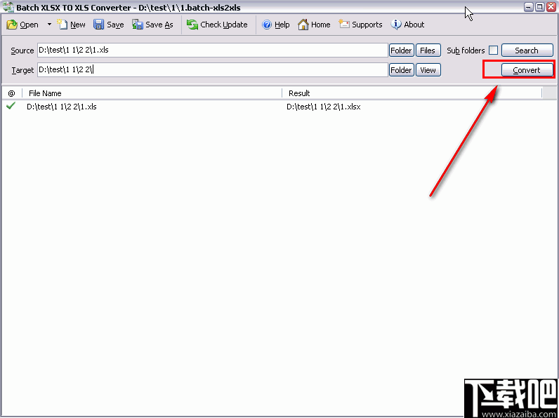 Batch XLS and XLSX Converter(XLS/XLSX转换器)