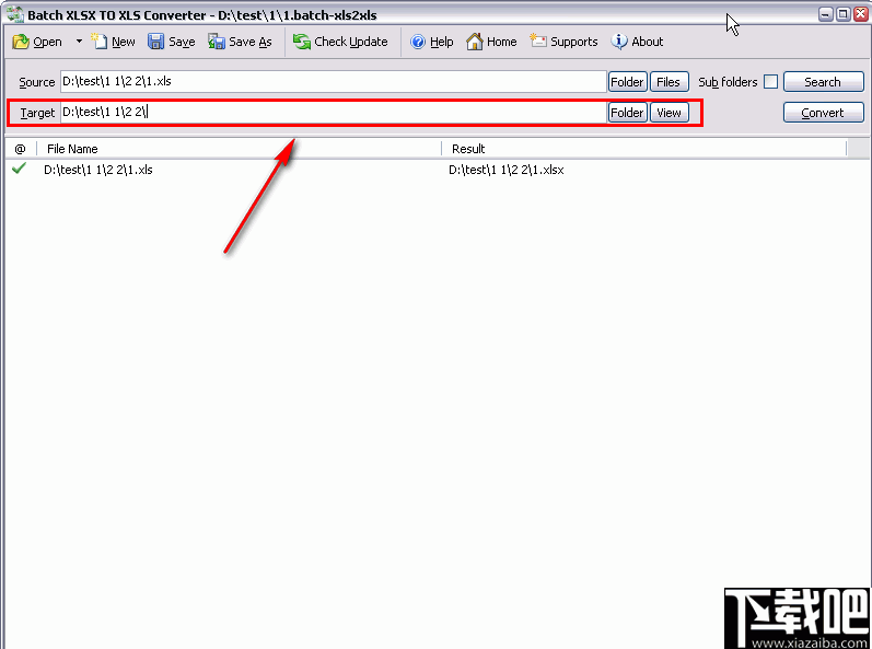 Batch XLS and XLSX Converter(XLS/XLSX转换器)