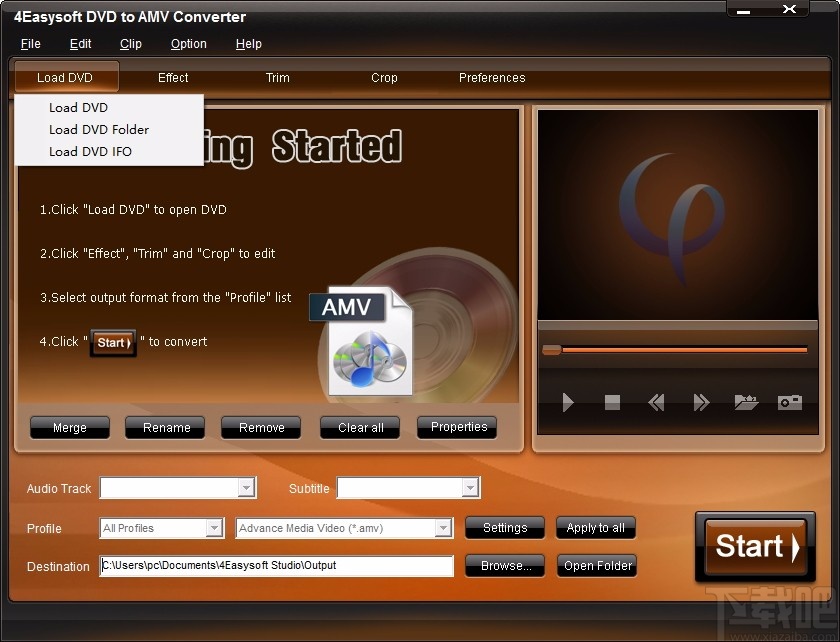 4Easysoft DVD to AMV Converter(视频转换软件)