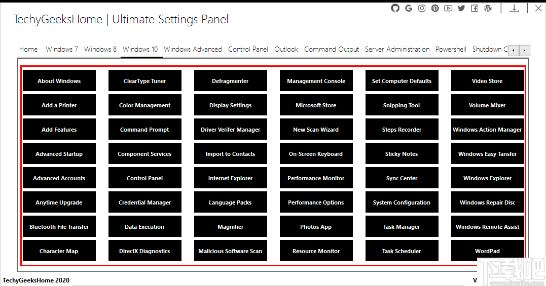 Ultimate Settings Panel(系统设置软件)