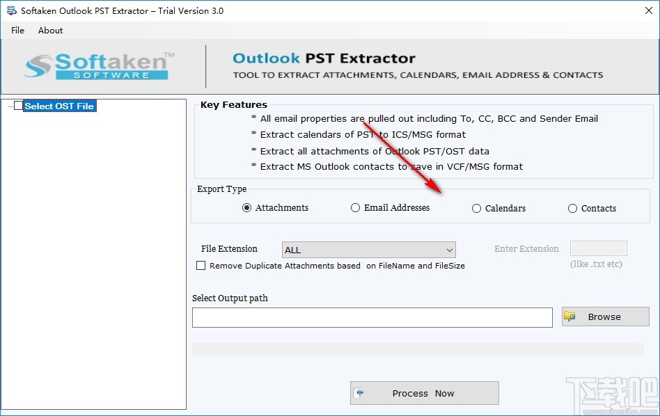 Softaken Outlook PST Extractor(PST提取工具)