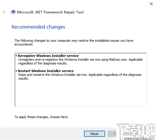 .NET Framework Repair Tool(运行环境安装修复工具)