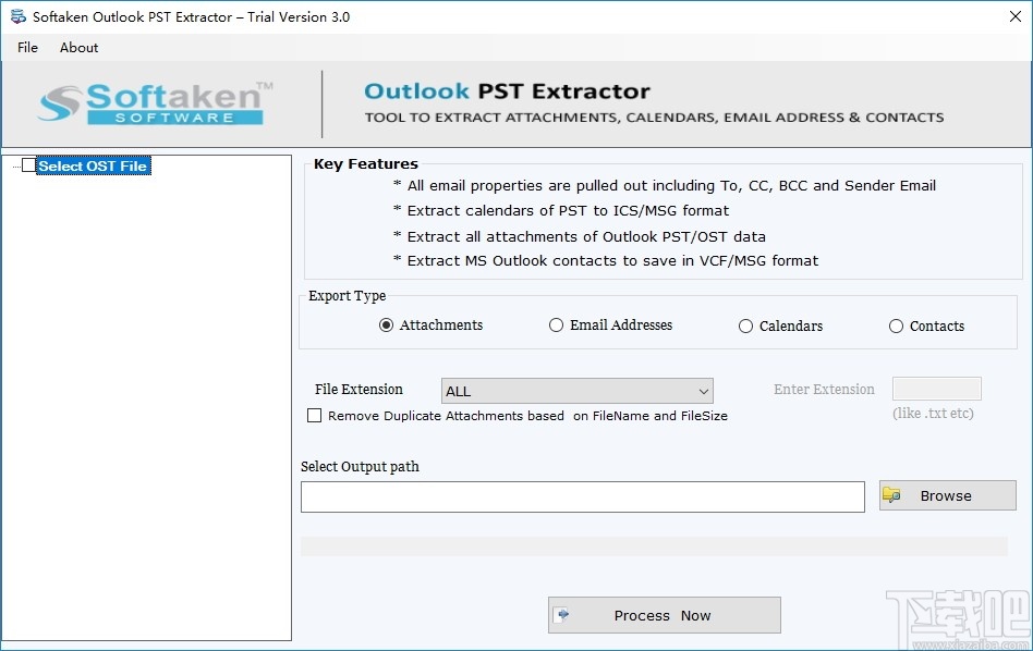 Softaken Outlook PST Extractor(PST提取工具)