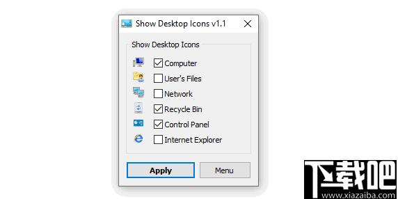 Show Desktop Icon(显示桌面图标软件)