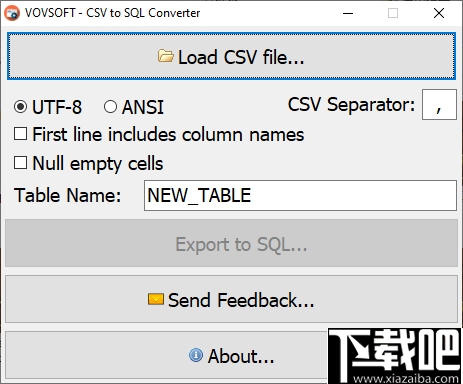 CSV to SQL Converter(CSV转SQL转换器)