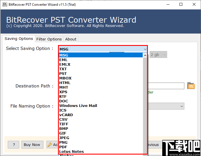 BitRecover PST Converter Wizard(PST格式转换器)