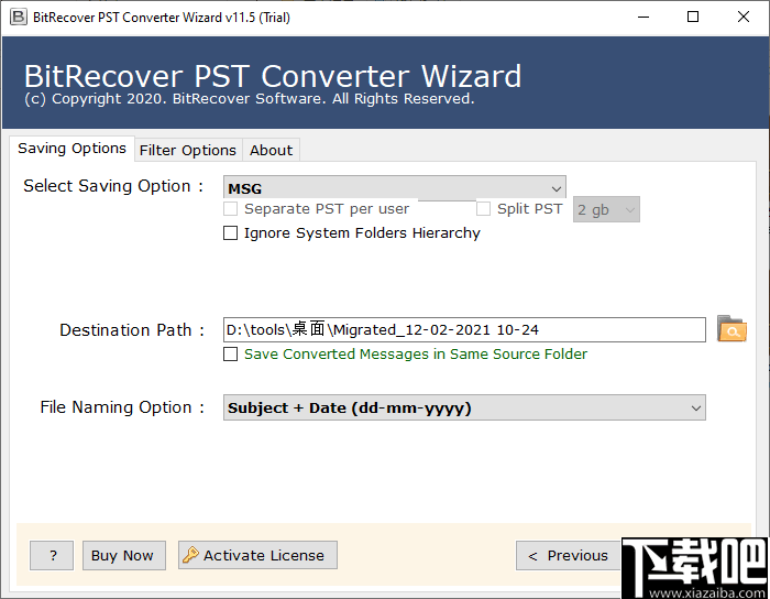 BitRecover PST Converter Wizard(PST格式转换器)