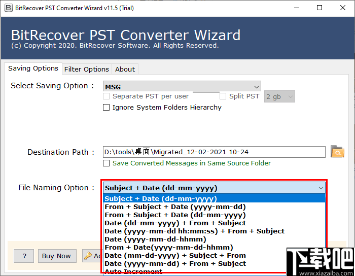 BitRecover PST Converter Wizard(PST格式转换器)