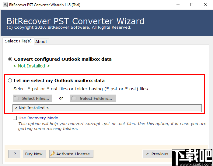 BitRecover PST Converter Wizard(PST格式转换器)