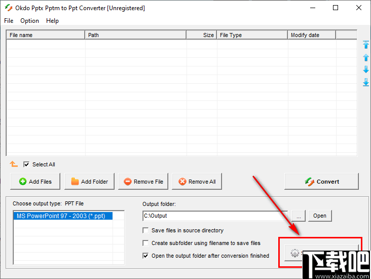 Okdo Pptx Pptm to Ppt Converter(ppt版本转换工具)