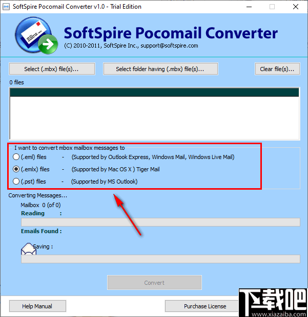 SoftSpire Pocomail Converter(Pocomail转换工具)