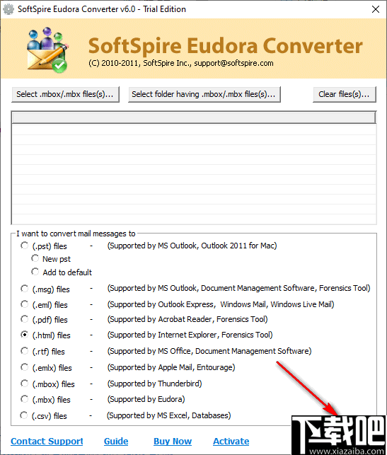 SoftSpire Eudora Converter(Eudora转换器)