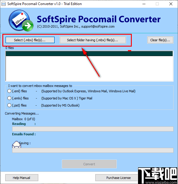 SoftSpire Pocomail Converter(Pocomail转换工具)