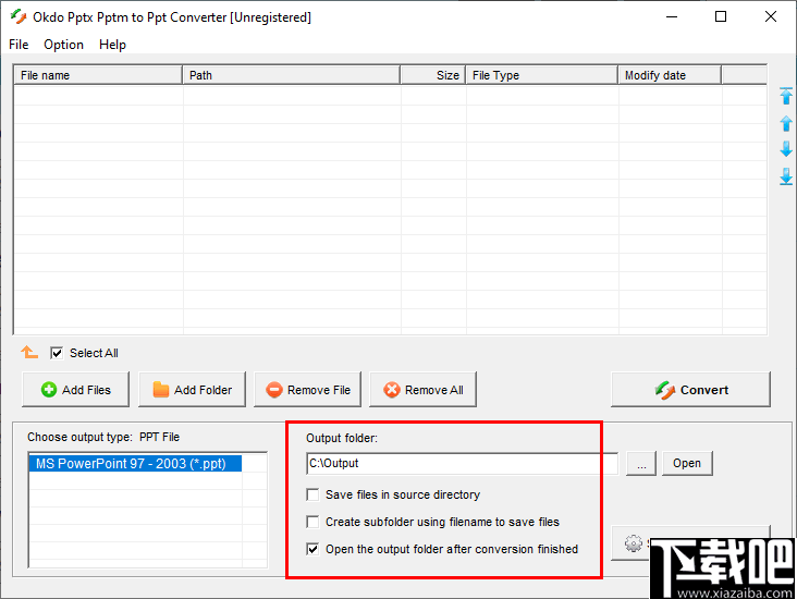 Okdo Pptx Pptm to Ppt Converter(ppt版本转换工具)