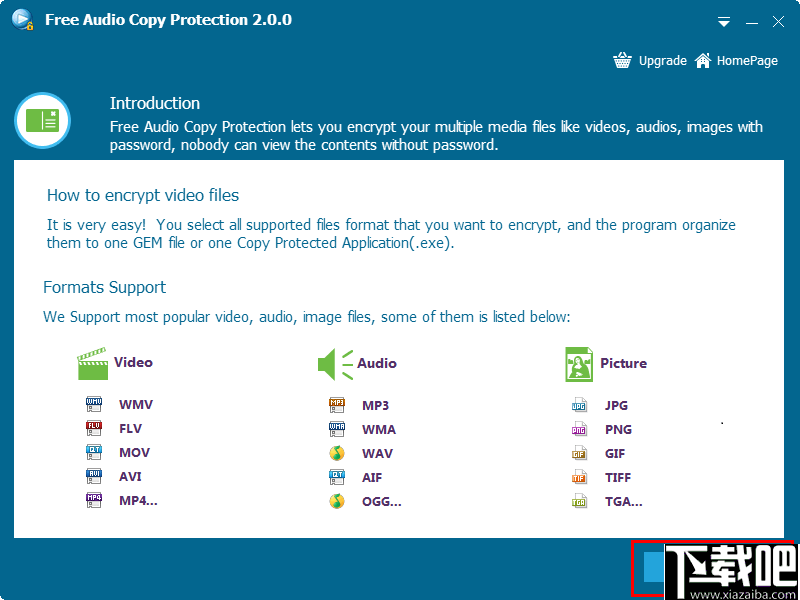 Free Audio Copy Protection(音频加密保护软件)