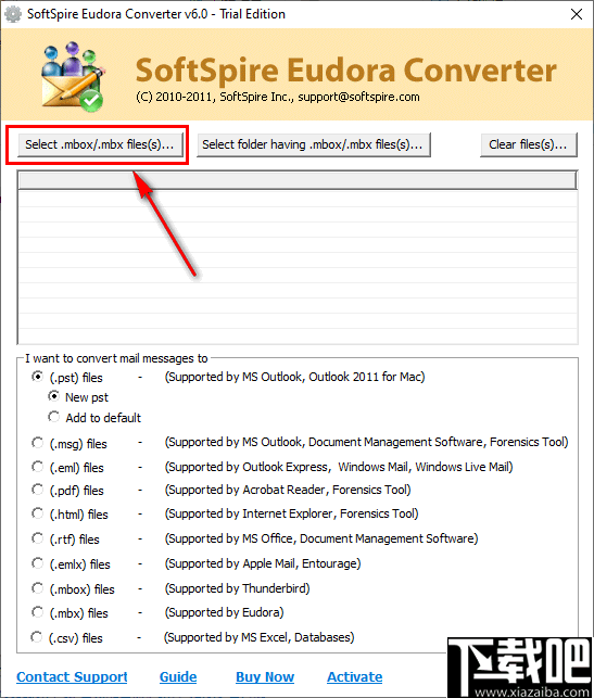 SoftSpire Eudora Converter(Eudora转换器)