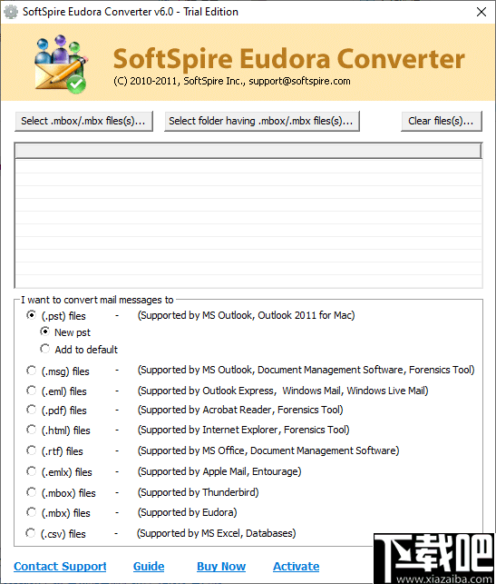 SoftSpire Eudora Converter(Eudora转换器)