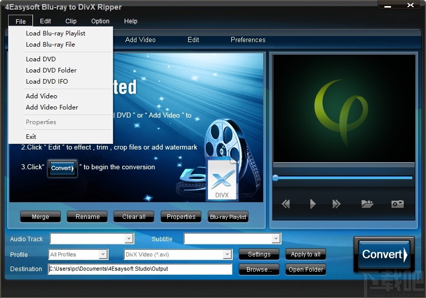 4Easysoft Blu-ray to DivX Ripper(视频转换器)