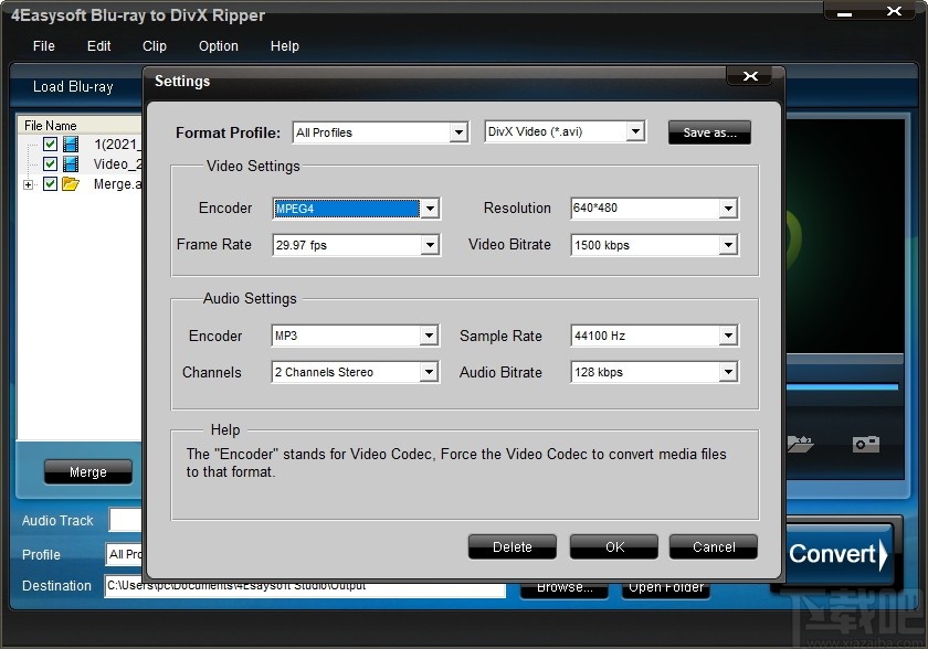 4Easysoft Blu-ray to DivX Ripper(视频转换器)