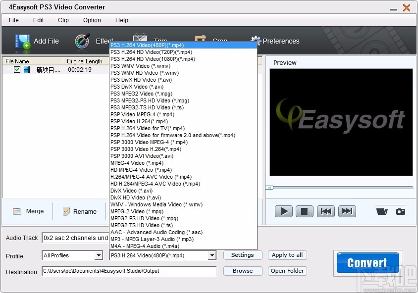 4Easysoft PS3 Video Converter(PS3视频格式转换器)