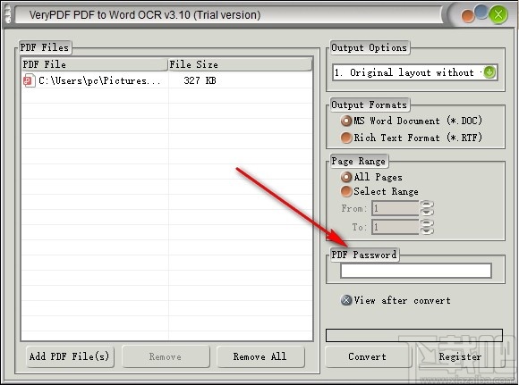 VeryPDF PDF to Word OCR Converter(PDF转Word软件)