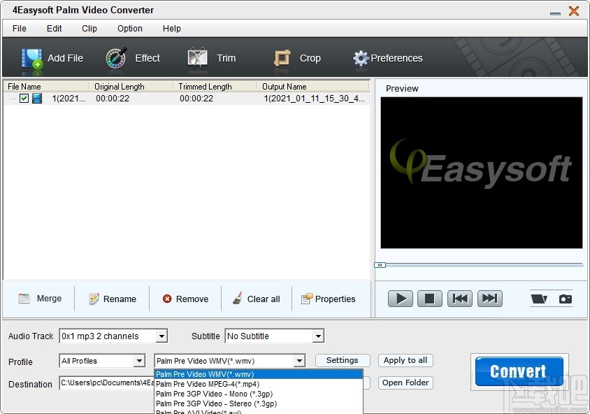 4Easysoft Palm Video Converter(视频转换软件)