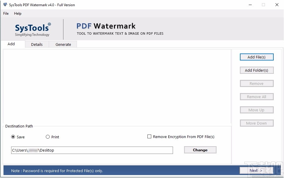 SysTools PDF Watermark(PDF水印添加工具)