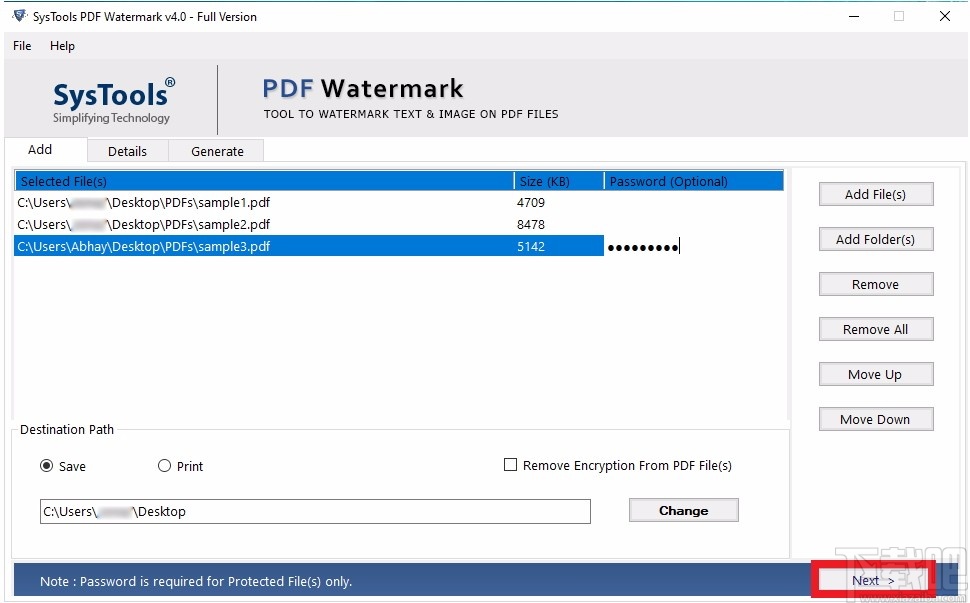 SysTools PDF Watermark(PDF水印添加工具)