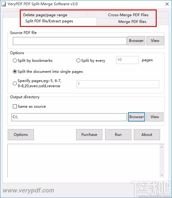 VeryPDF PDF Split-Merge(PDF文件拆分软件)