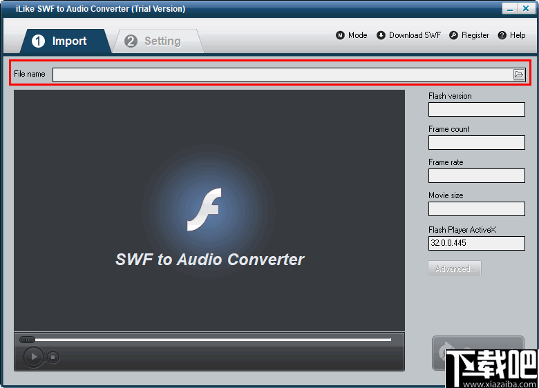 iLike SWF to Audio Converter(SWF转音频工具)