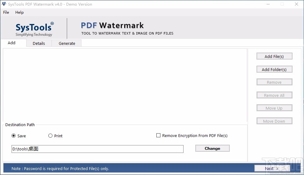 SysTools PDF Watermark(PDF水印添加工具)