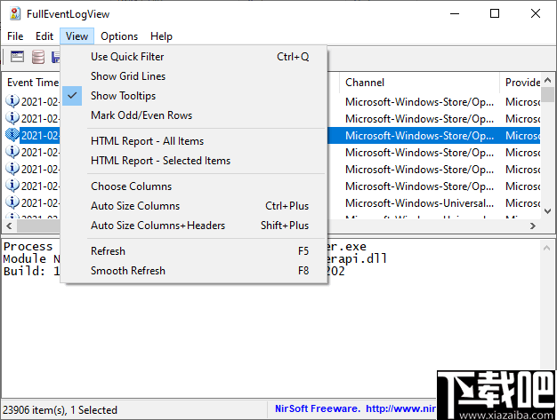 FullEventLogView(Windows事件日志查看工具)