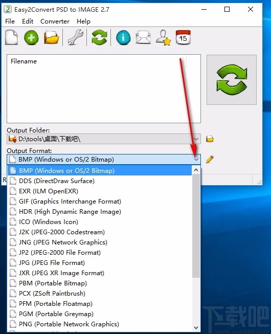 Easy2Convert PSD to IMAGE(PSD转图片格式工具)