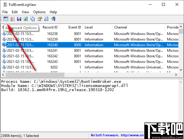 FullEventLogView(Windows事件日志查看工具)