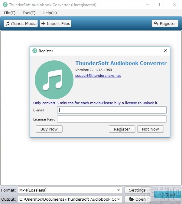 ThunderSoft Audiobook Converter(有声书转换软件)