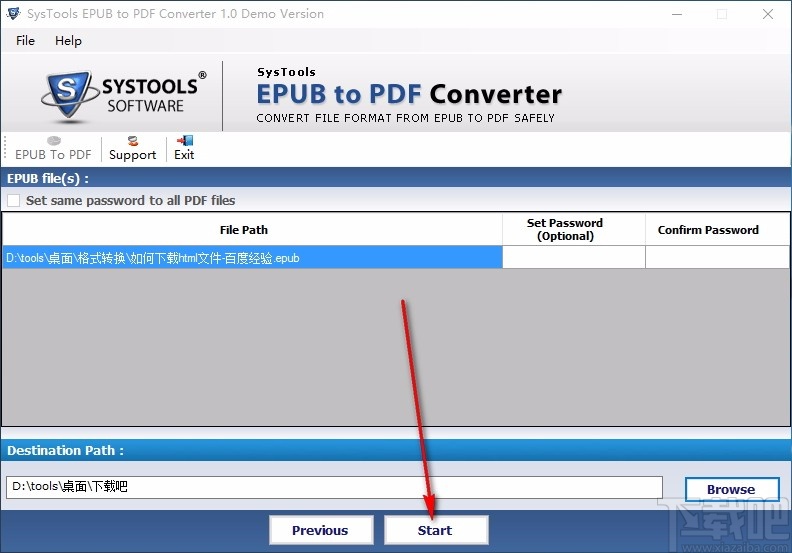 SysTools EPUB to PDF Converter(EPUB转PDF软件)