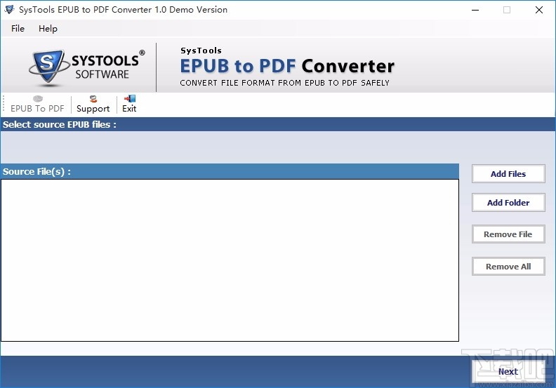 SysTools EPUB to PDF Converter(EPUB转PDF软件)