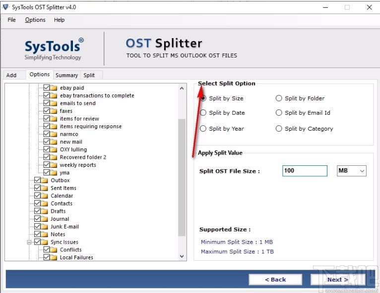 SysTools OST Splitter(OST拆分工具)