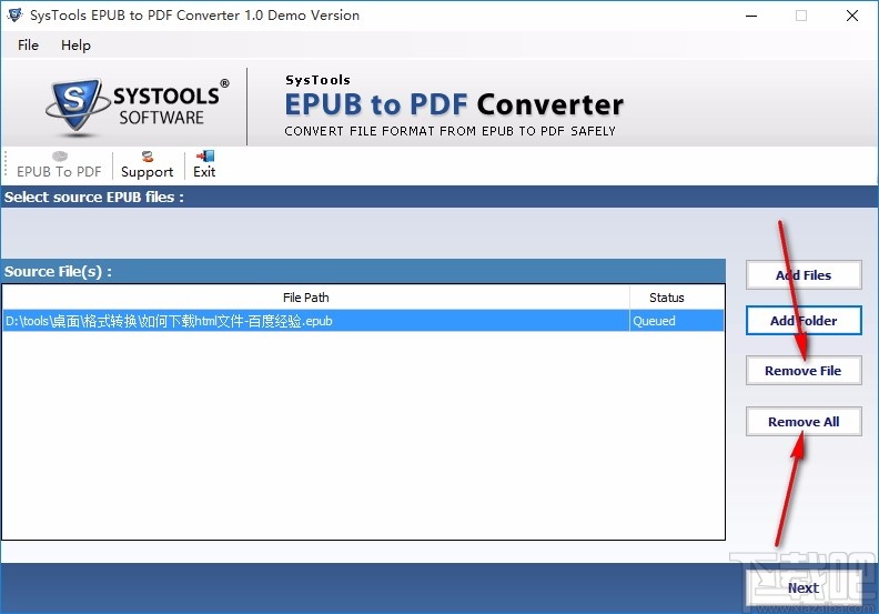 SysTools EPUB to PDF Converter(EPUB转PDF软件)