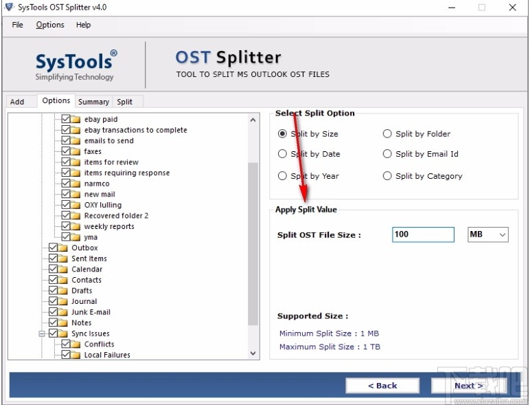 SysTools OST Splitter(OST拆分工具)