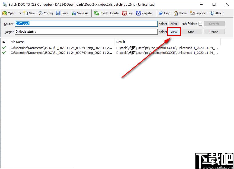 Batch DOC TO XLS Converter(文档转Excel软件)