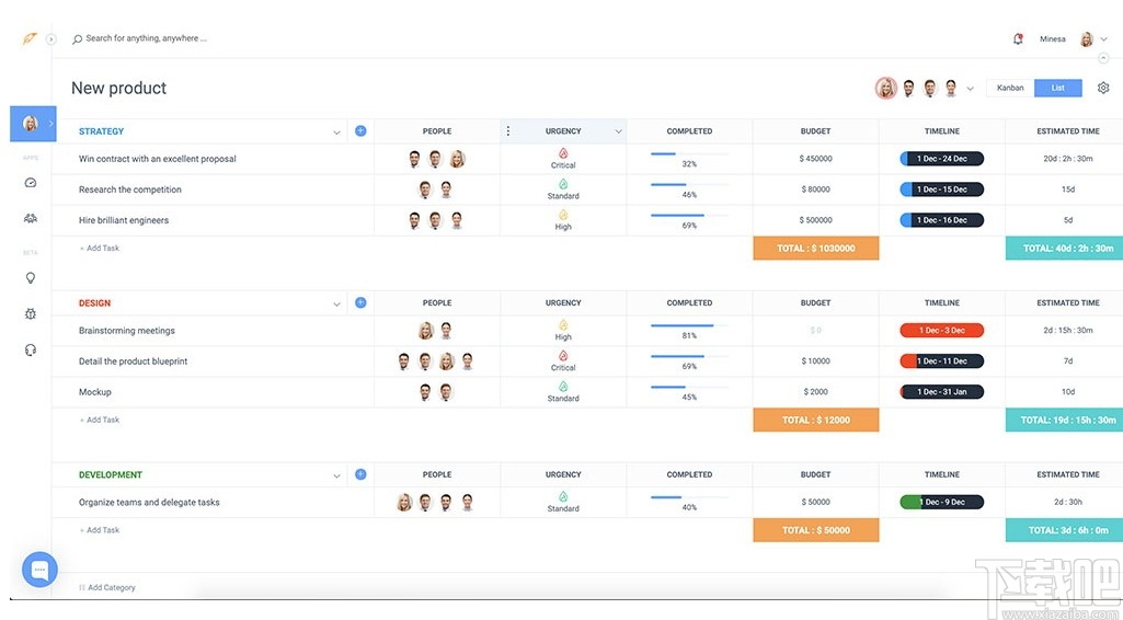 Easynote(工作项目管理软件)