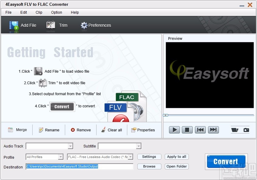 4Easysoft FLV to FLAC Converter(FLV转FLAC格式转换器)