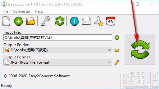 Easy2Convert TIFF to JPG(TIFF转JPG工具)