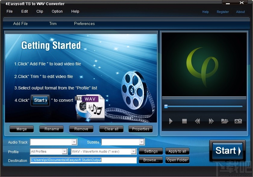 4Easysoft TS to WAV Converter(TS转WAV音频转换器)